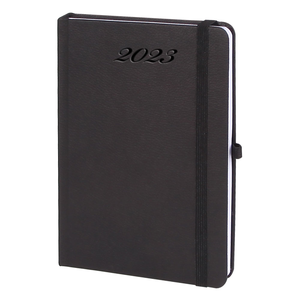 AKDERE SİYAH TARİHLİ AJANDA (14X20 CM)