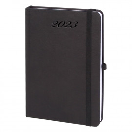AKDERE SİYAH TARİHLİ AJANDA (14X20 CM)