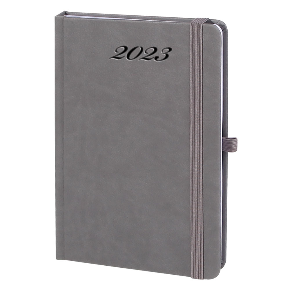 AKDERE GRİ TARİHLİ AJANDA (14X20 CM)