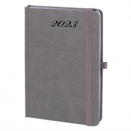 AKDERE GRİ TARİHLİ AJANDA (14X20 CM)