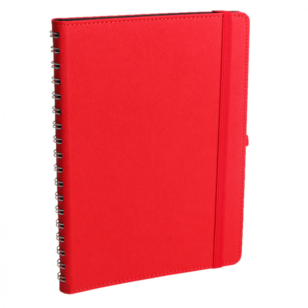ANITTEPE KIRMIZI GİZLİ SPİRALLİ TARİHLİ AJANDA 17X24CM