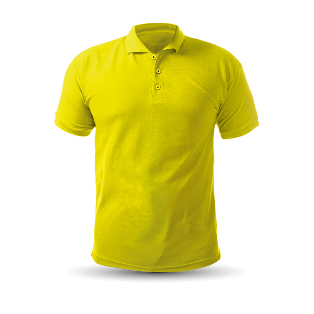 SARI POLO YAKA TİŞÖRT XXL