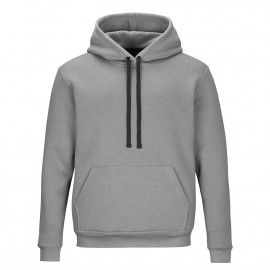 GRİ KAPUŞONLU KANGURU CEPLİ SWEATSHİRT